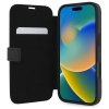 Etui Mercedes Book Case do iPhone 16 6.1” – Skórzane z Motywem Drewna, Czarne